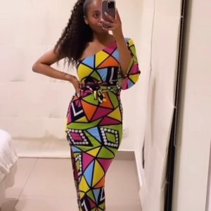 Multi Colours Maxi Dress - Pre Order